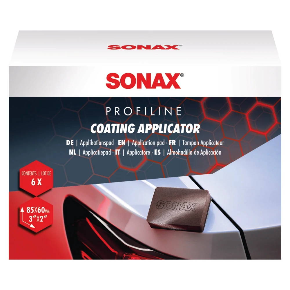 SONAX PROFILINE Coating Applicator набор для нанесения защитного покрытия CC36, CC EVO, CC One 6 аппликаторов