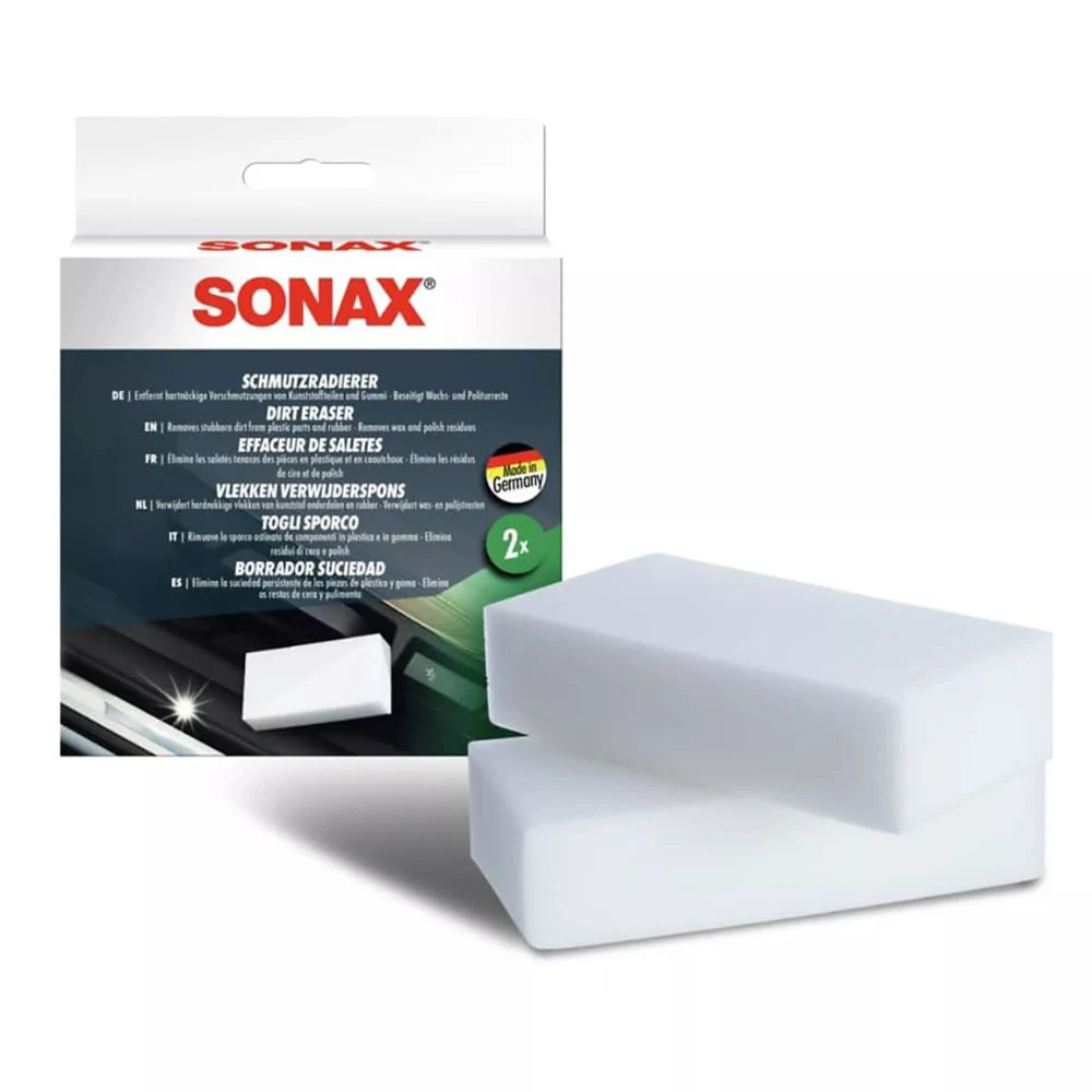SONAX Schmutz Radierer меламиновая губка для чистки загрязнений 2 шт