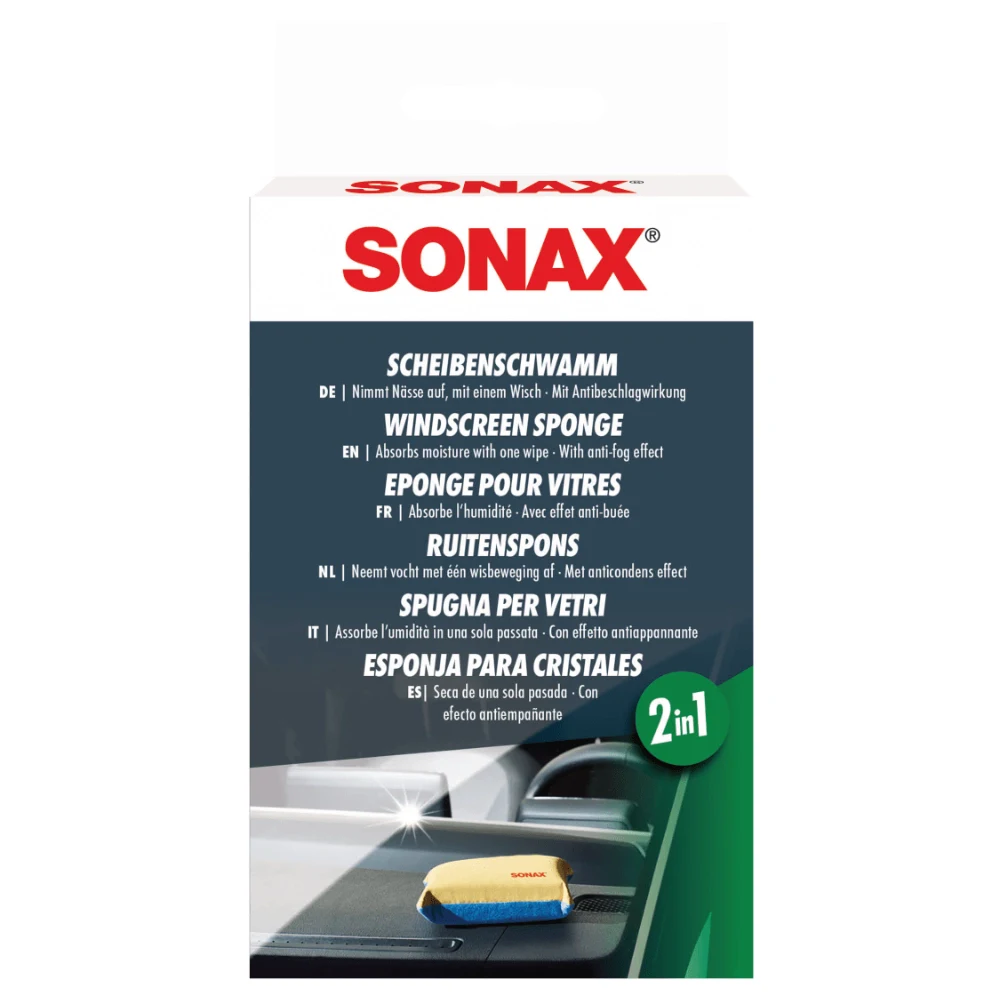SONAX Scheiben Schwamm губка для очистки окон без разводов