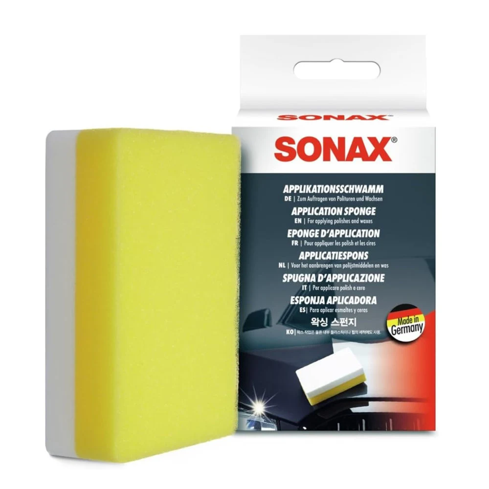 SONAX Applikations Schwamm губка-аппликатор для нанесения полиролей, восков, средств по уходу