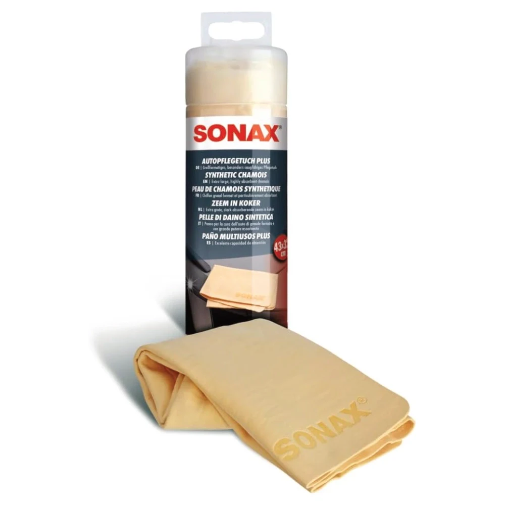 SONAX Autopflege Tuch PLUS синтетическая замша в тубе 43х32 см