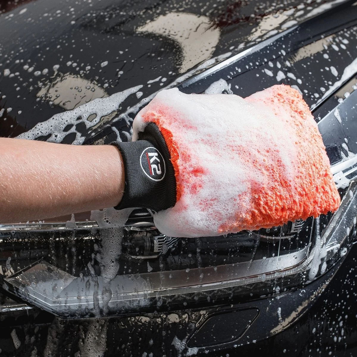 K2 Wash Mitt перчатка из микрофибры для мойки автомобиля