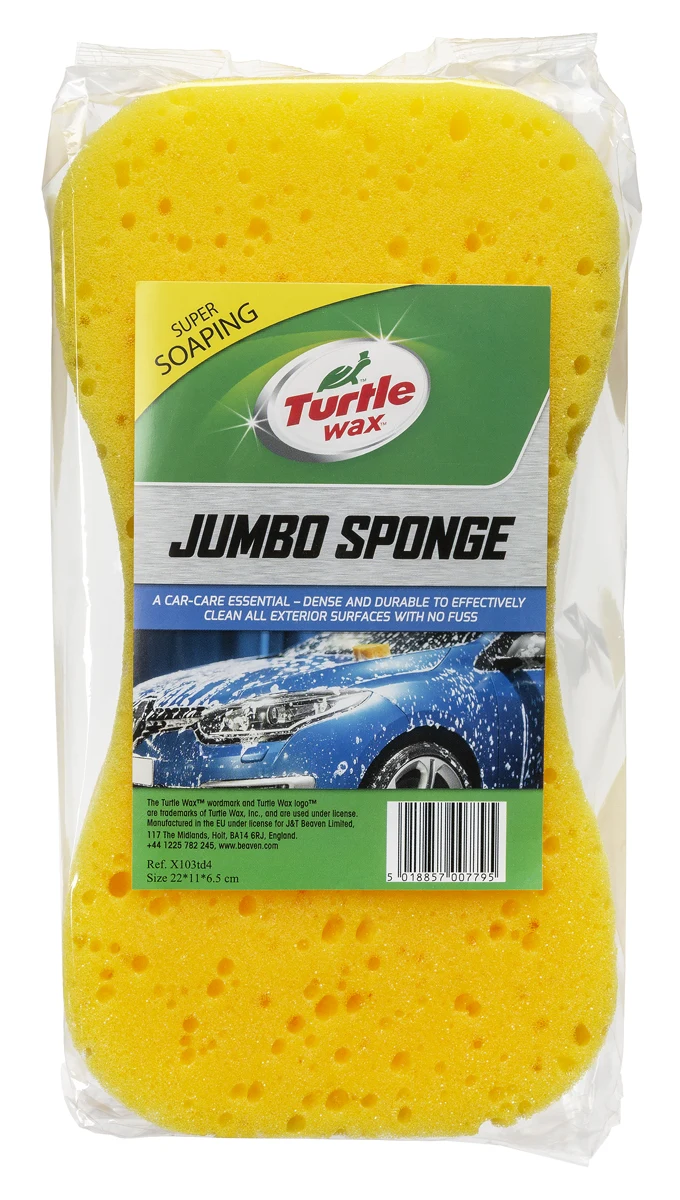 Turtle Wax Jumbo Sponge губка для мойки автомобиля Джамбо