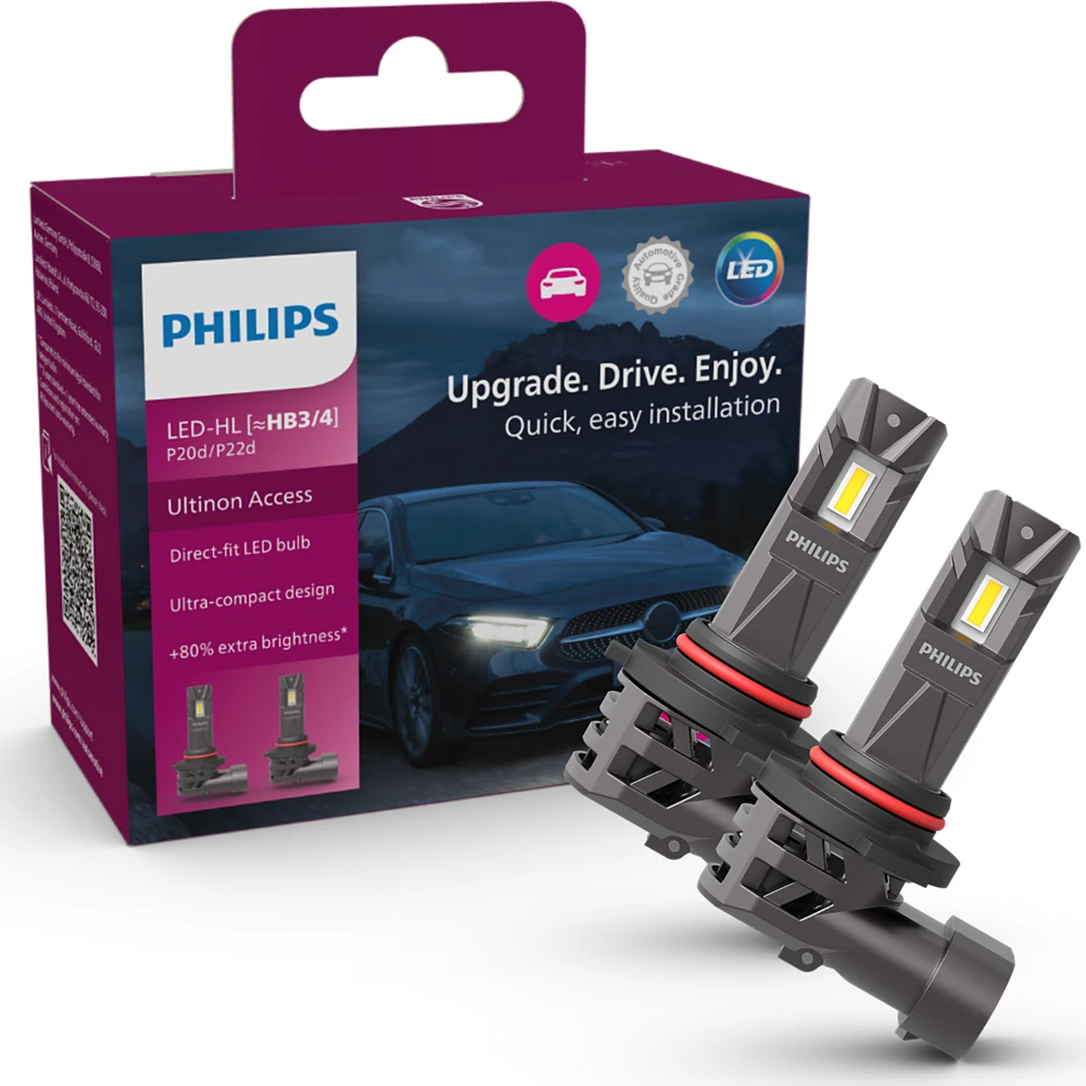 Лампи протитуманних фар PHILIPS Ultinon Access X2 HB4 0K 2 шт.
