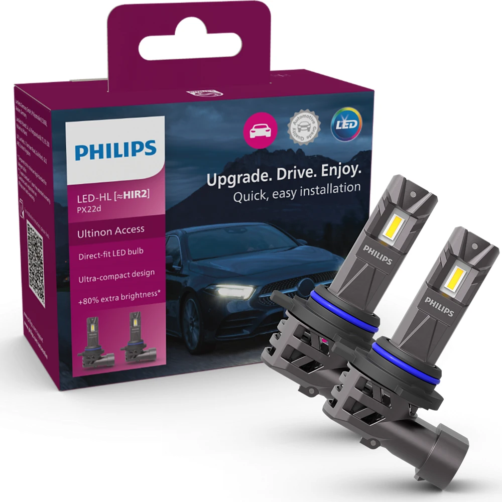 Лампи дальнього світла PHILIPS Ultinon Access X2 HIR2 0K 2 шт.