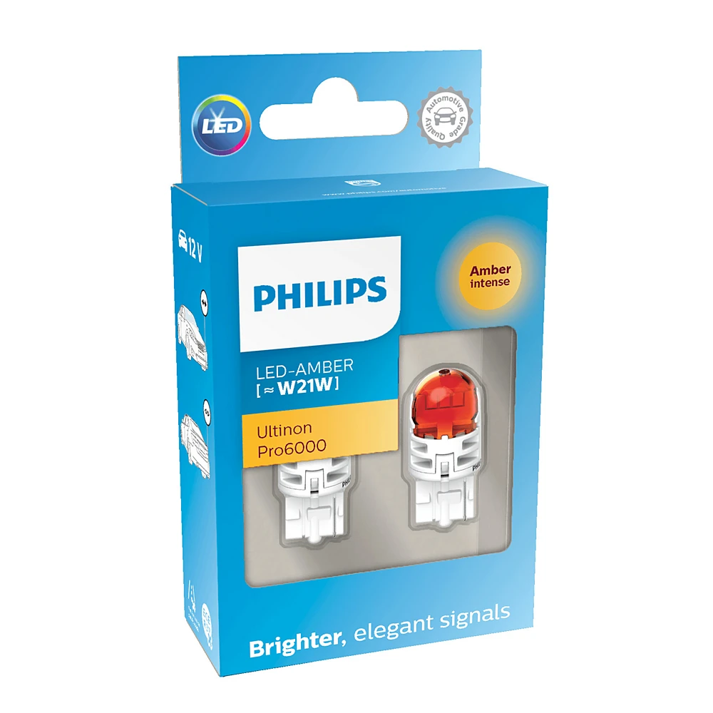 Сигнальні LED лампи PHILIPS Ultinon Pro6000 Si W21W1 2 шт.