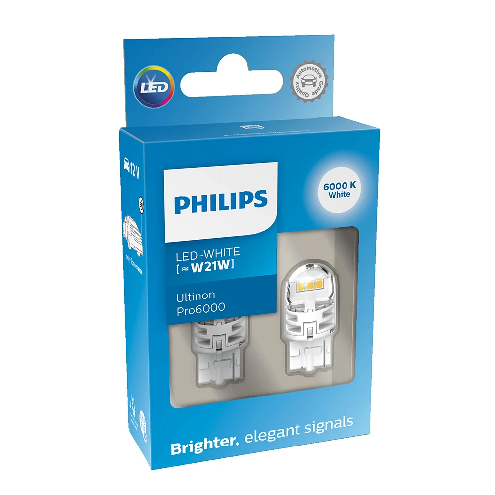 Сигнальні LED PHILIPS Ultinon Pro6000 Si W21W1