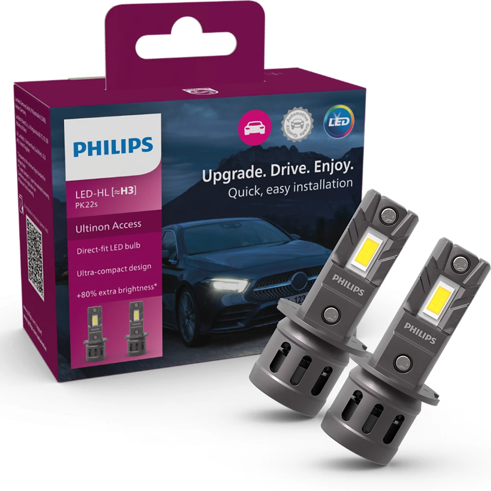 Лампи протитуманних фар PHILIPS Ultinon Access X2 H3 0K 2 шт.