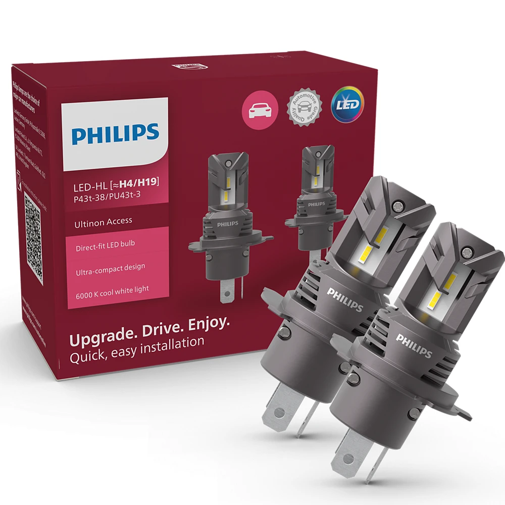 Лампи ближнього світла PHILIPS Ultinon Access CX H4 0K 2 шт.