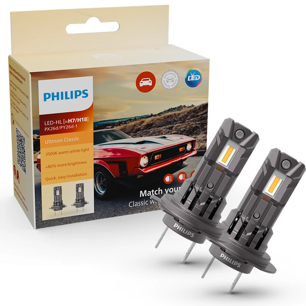 LED PHILIPS Ultinon Classic H18