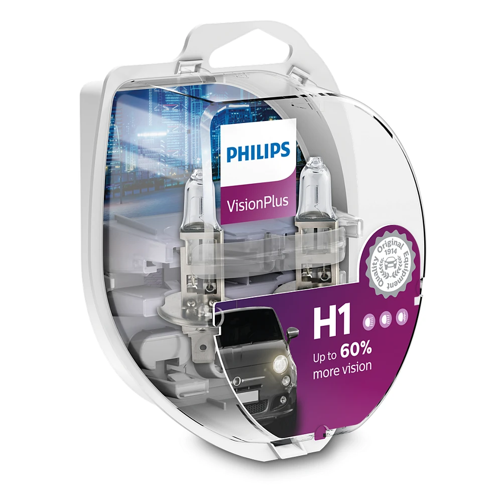 Лампи протитуманних фар PHILIPS VisionPlus H1 0K 1 шт.