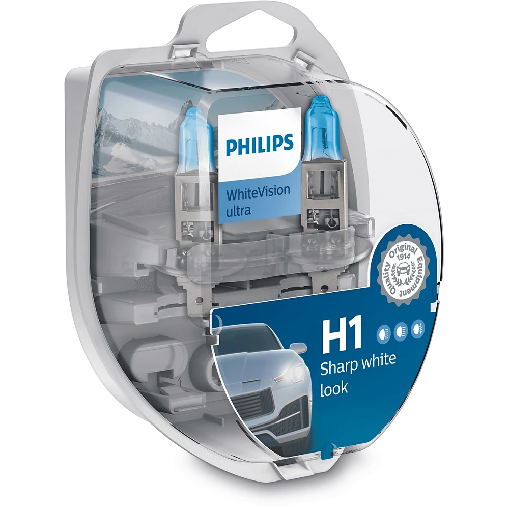 Лампы ближнего света PHILIPS WhiteVision Ultra H1 0K 1 шт. для Citroen XM 1989–2000 универсал