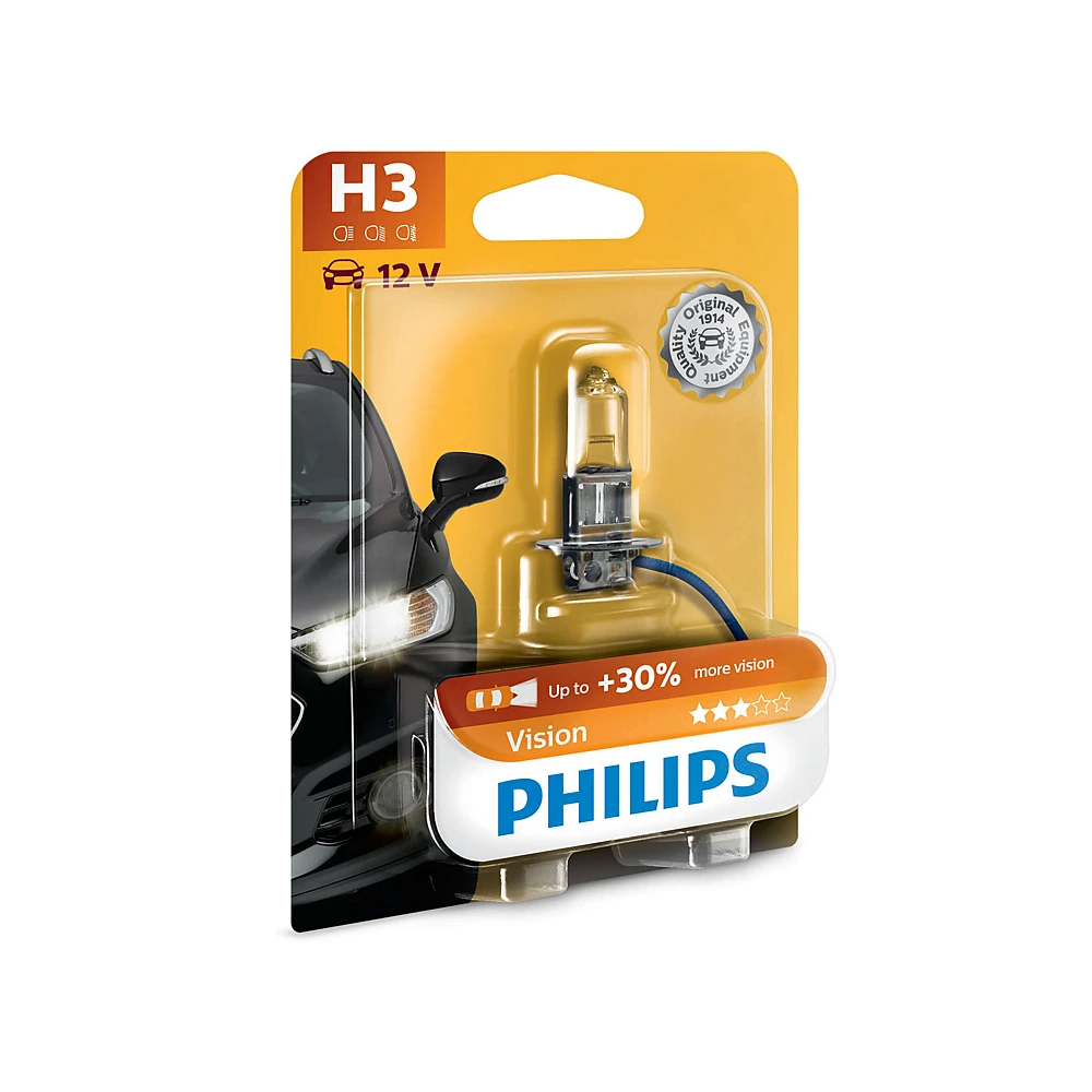 Лампы противотуманных фар PHILIPS Vision H3 0K 1 шт.