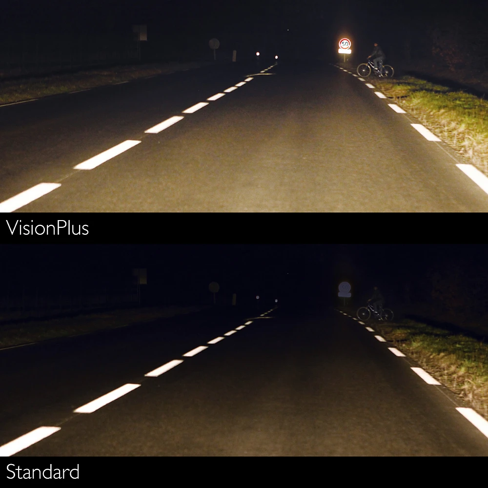 Лампи дальнього світла PHILIPS VisionPlus H4 0K 1 шт. для Citroen ZX 1991–1997 універсал | монофара