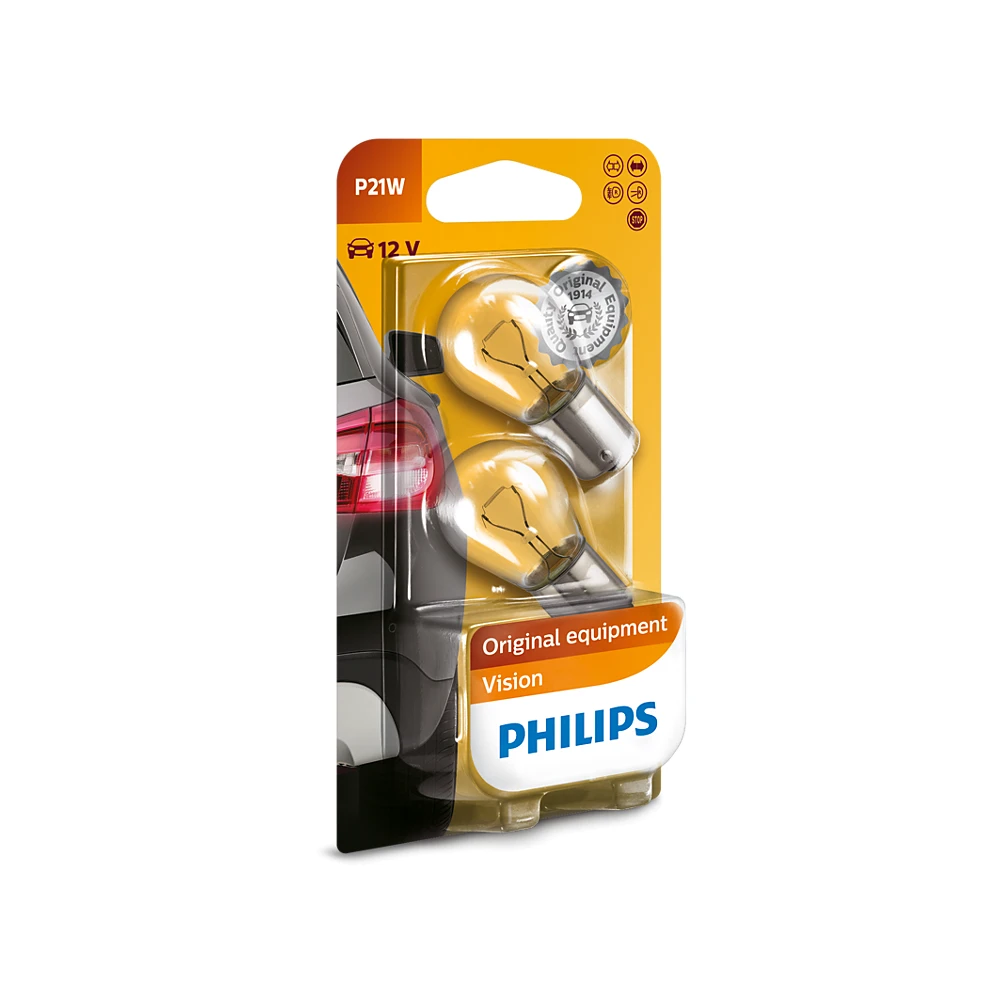 Лампи заднього ходу PHILIPS Vision P21W 0K 1 шт. для Kia Ceed 2007–2012 хетчбек