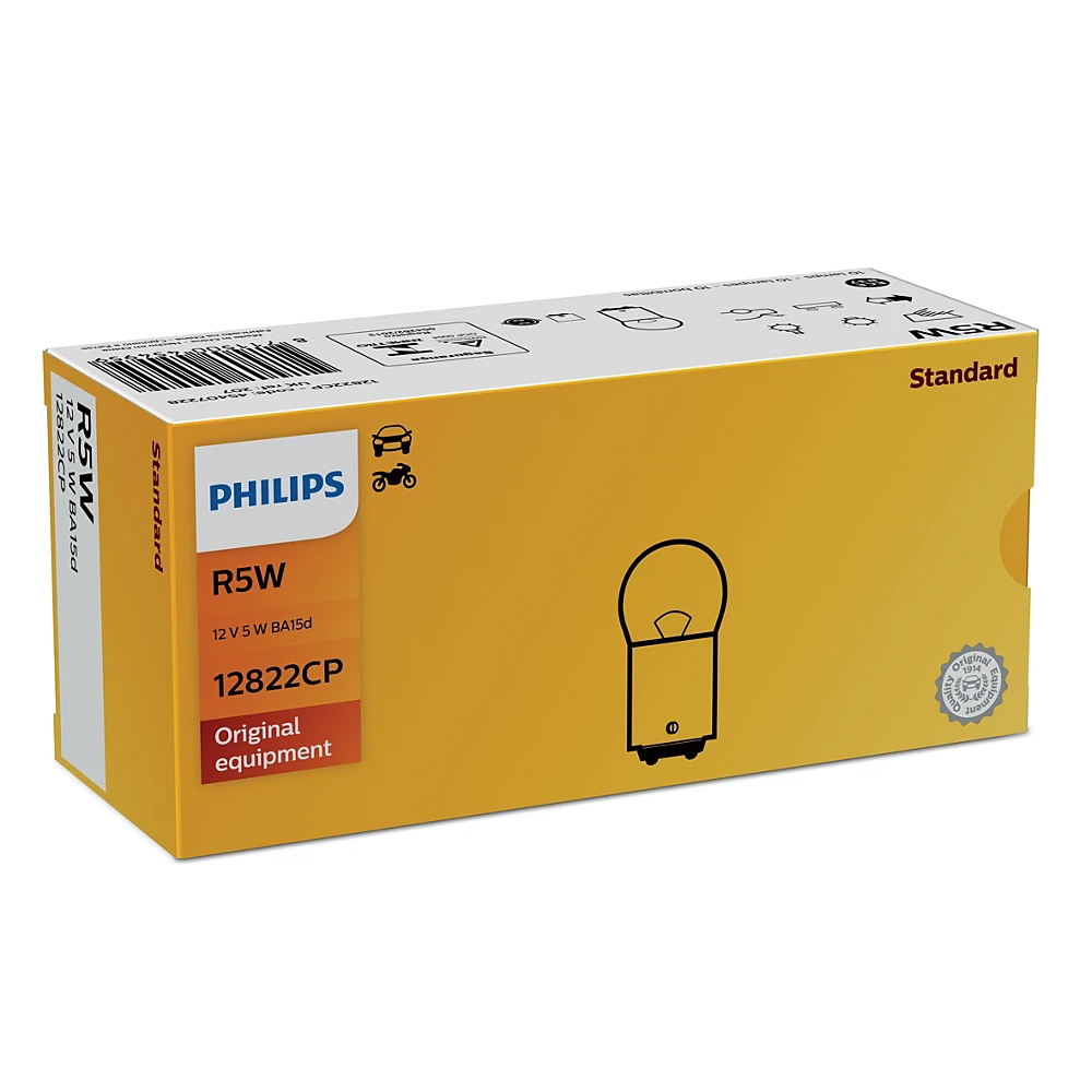 Лампы задних габаритов PHILIPS Vision R5W 0K 1 шт.