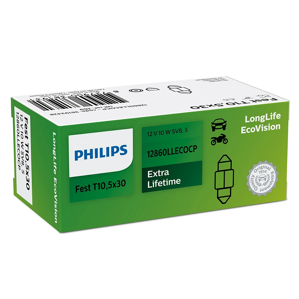 Сигнальные PHILIPS LongLife EcoVision C10W FESTOON