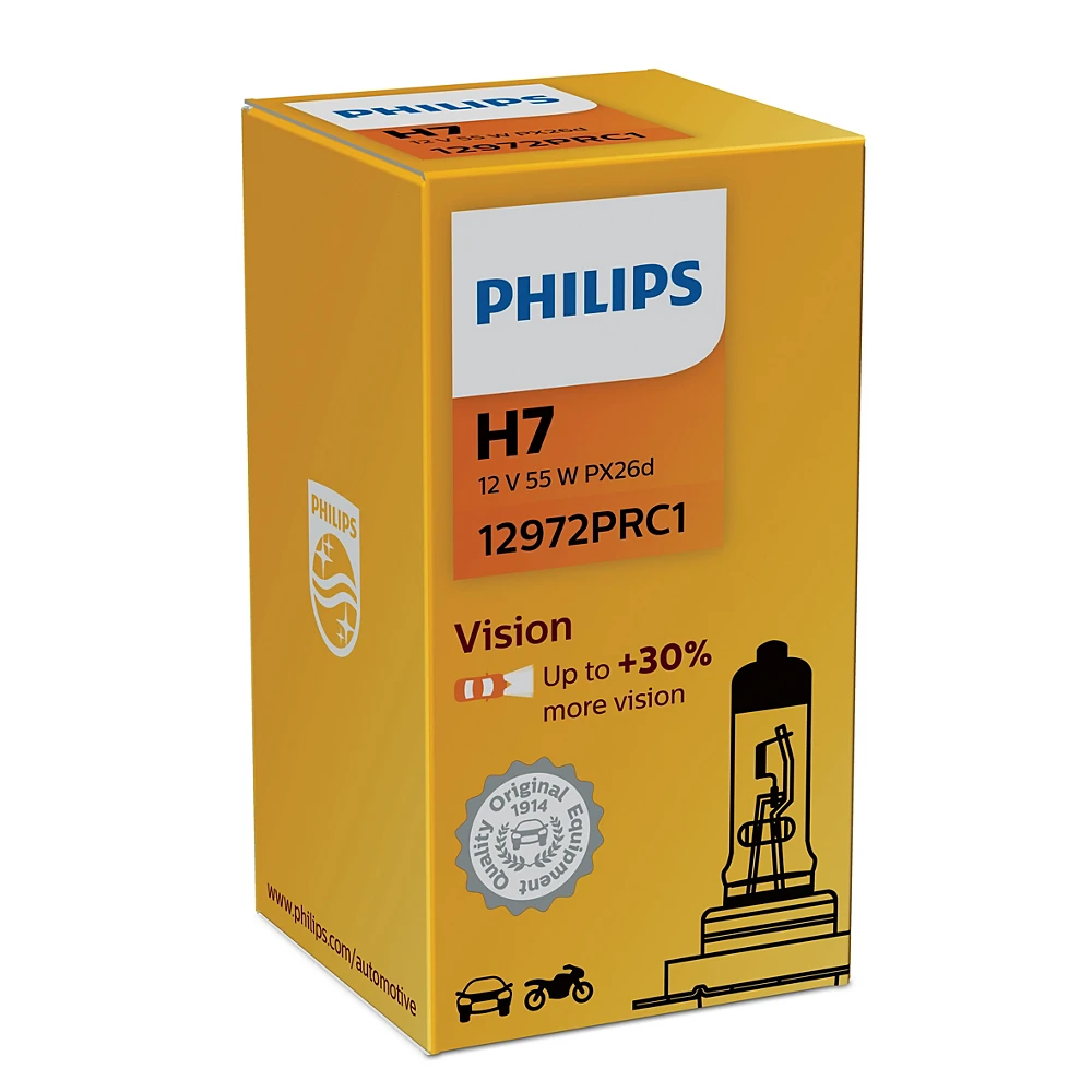 Лампы ближнего света PHILIPS Vision H7 0K 1 шт.