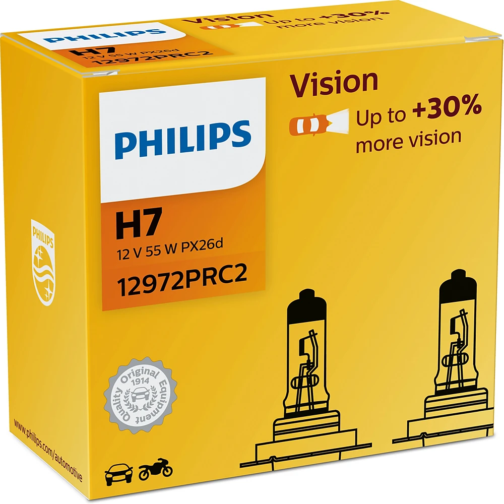Лампы ближнего света PHILIPS Vision H7 0K 1 шт.