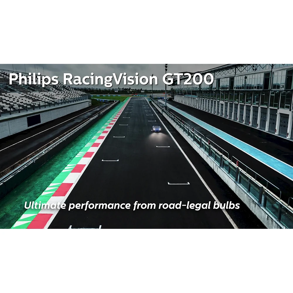 Лампи дальнього світла PHILIPS RacingVision GT200 H7 0K 1 шт. для Kia Picanto 2017–2026 хетчбек