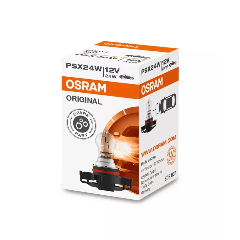 Лампи протитуманних фар OSRAM ORIGINAL PSX PSX24W 1 шт. для DS DS3 2015–2026 кабріолет