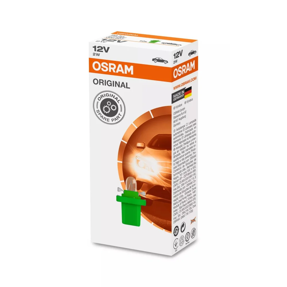 Сигнальные лампы OSRAM ORIGINAL PLASTIC MF BASE B8.5d 1 шт.