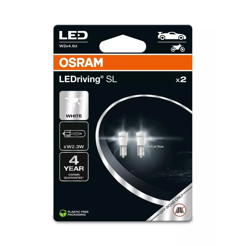 Сигнальні LED лампи OSRAM LEDriving SL T5 6000K 2 шт.