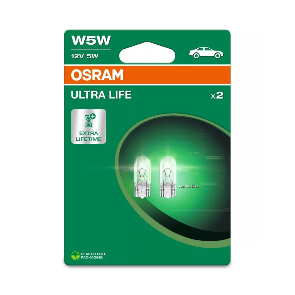 Лампи бічних повторювачів повороту OSRAM ULTRA LIFE W5W 2 шт. для Iveco Daily 1983–1990 вантажний