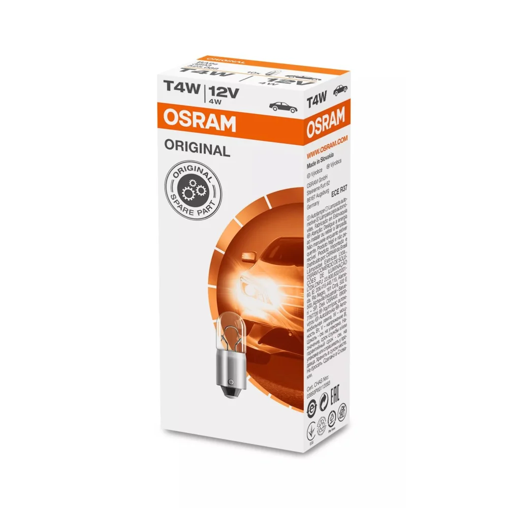 Сигнальні лампи OSRAM ORIGINAL METAL BASE T4W 1 шт.