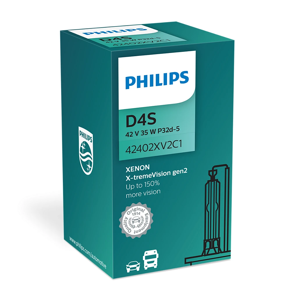 Ксенон PHILIPS Xenon X-tremeVision gen2 D4S 4800K
