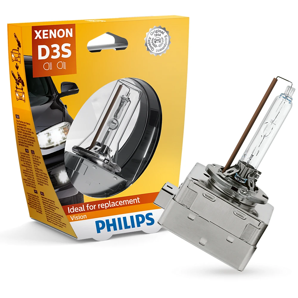 Лампи ближнього світла PHILIPS Xenon Vision D3S 4300K 1 шт.