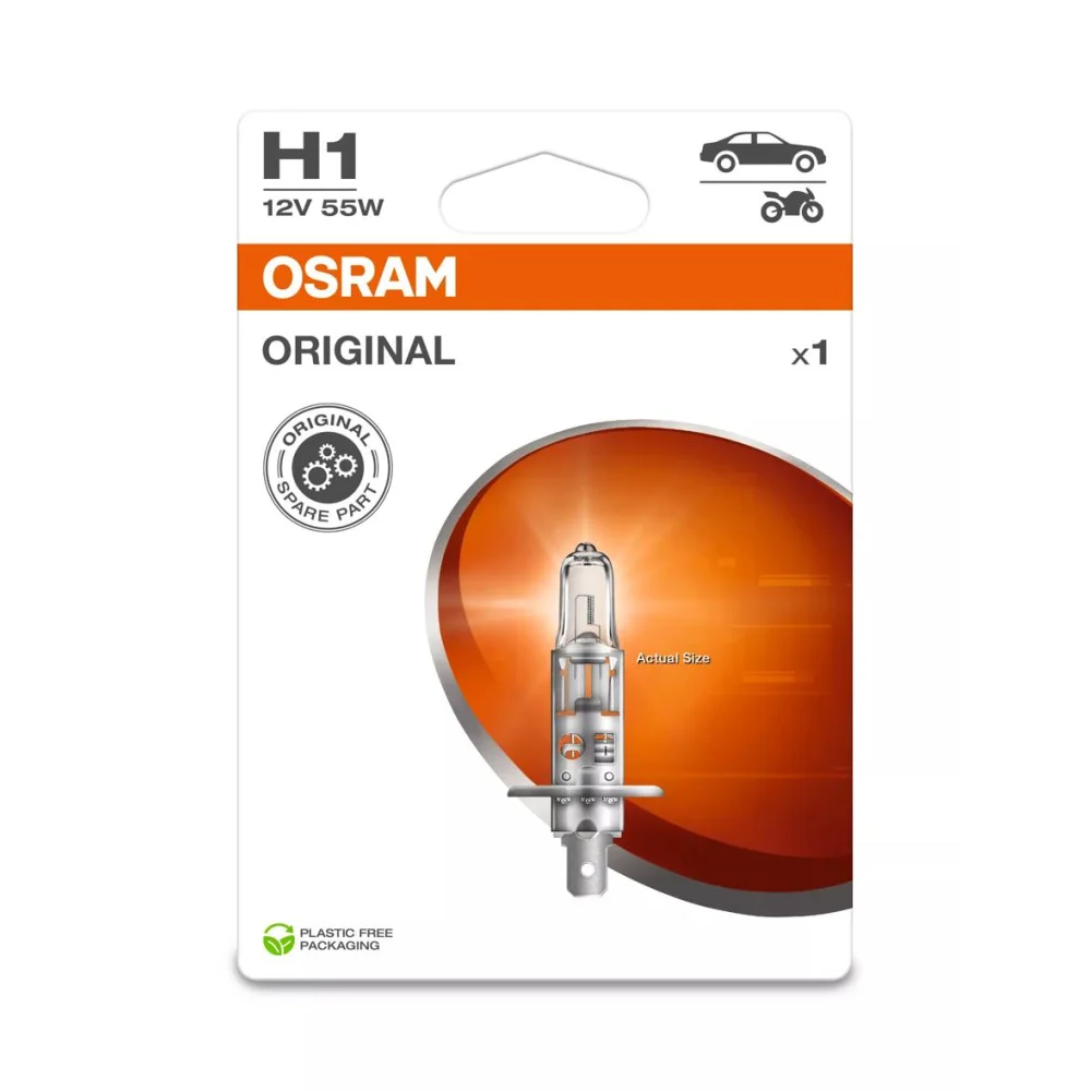 Лампи ближнього світла OSRAM ORIGINAL LINE H1 3200K 1 шт. для Subaru Forester 2013–2026 SUV