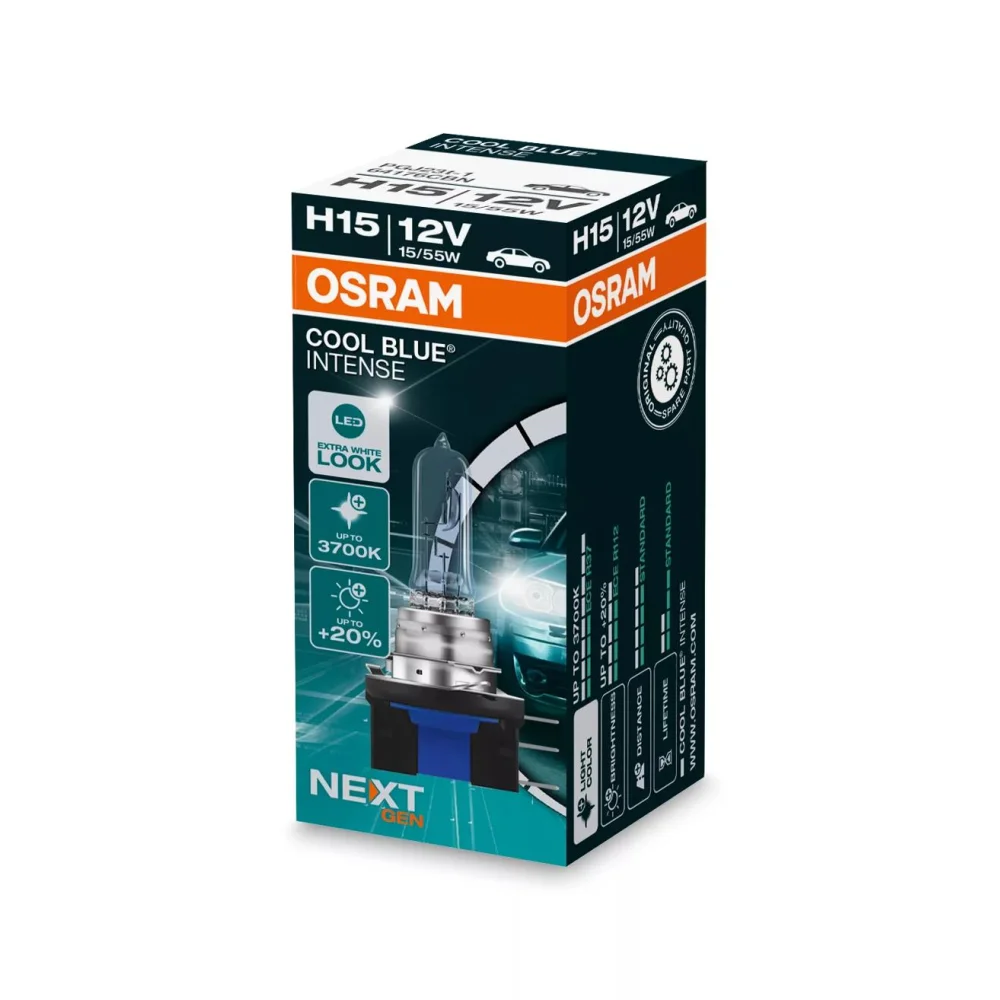 Лампы дальнего света OSRAM COOL BLUE INTENSE H15 3700K 2 шт. для Fiat Tipo 2016–2026 универсал