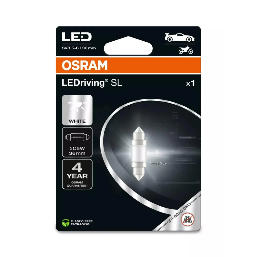 Сигнальные LED лампы OSRAM LEDriving SL WHITE C5W 6000K 1 шт.