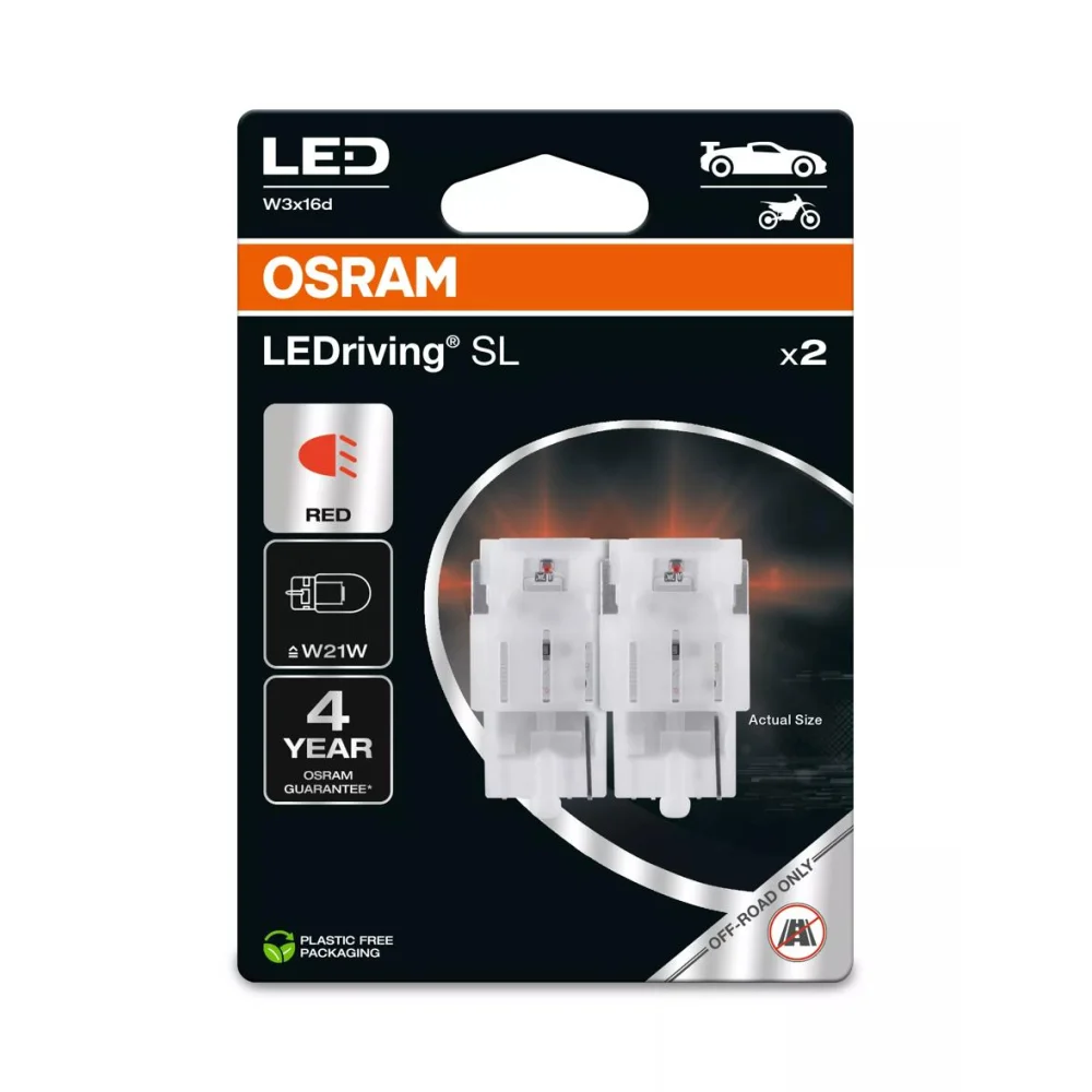 Лампи денних ходових вогнів OSRAM LEDriving SL W21W 2 шт. для Mazda CX30 2019–2026 DM | хетчбек