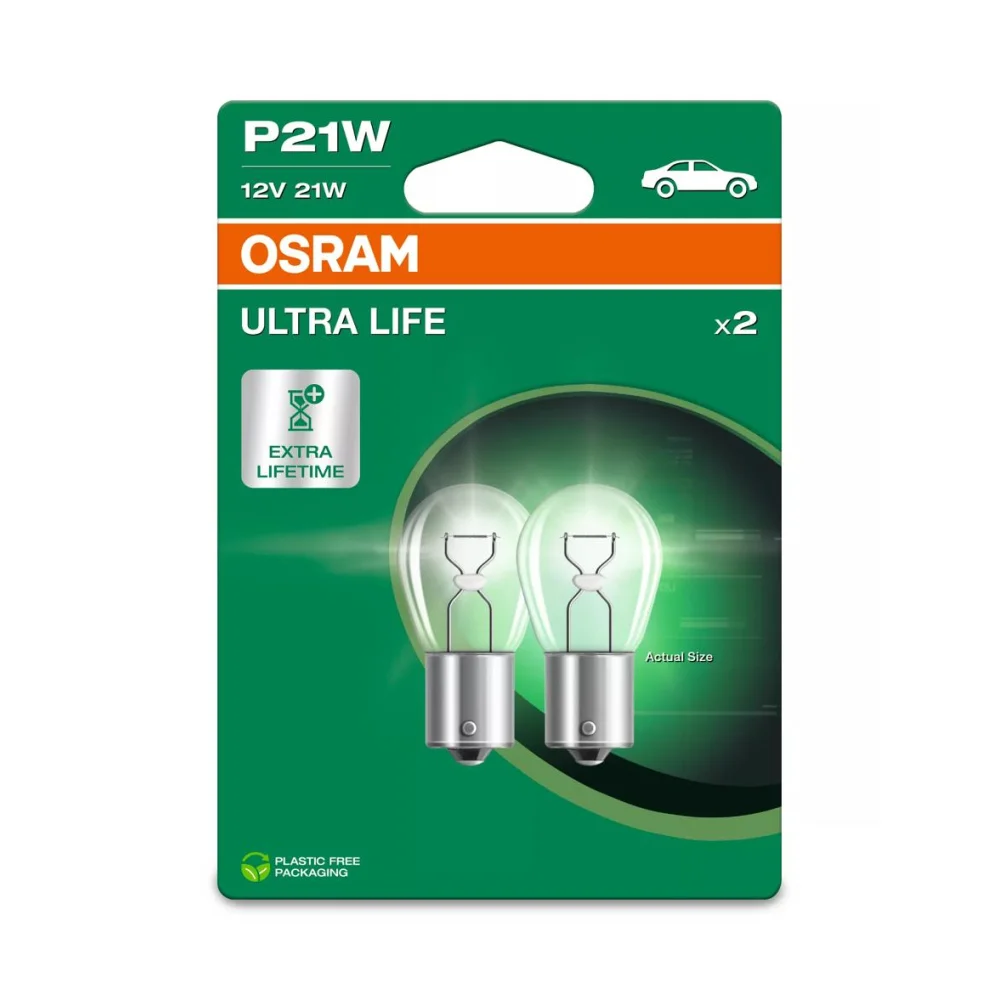 Лампи передніх покажчиків повороту OSRAM ULTRA LIFE P21W 2 шт. для Iveco Daily 1983–1990 вантажний