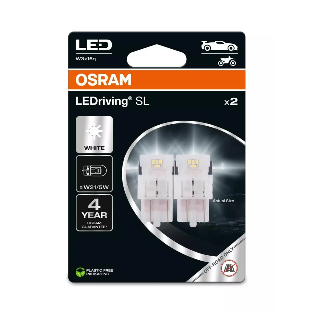 Сигнальные LED лампы OSRAM LEDriving SL W21W/5W 6000K 2 шт.