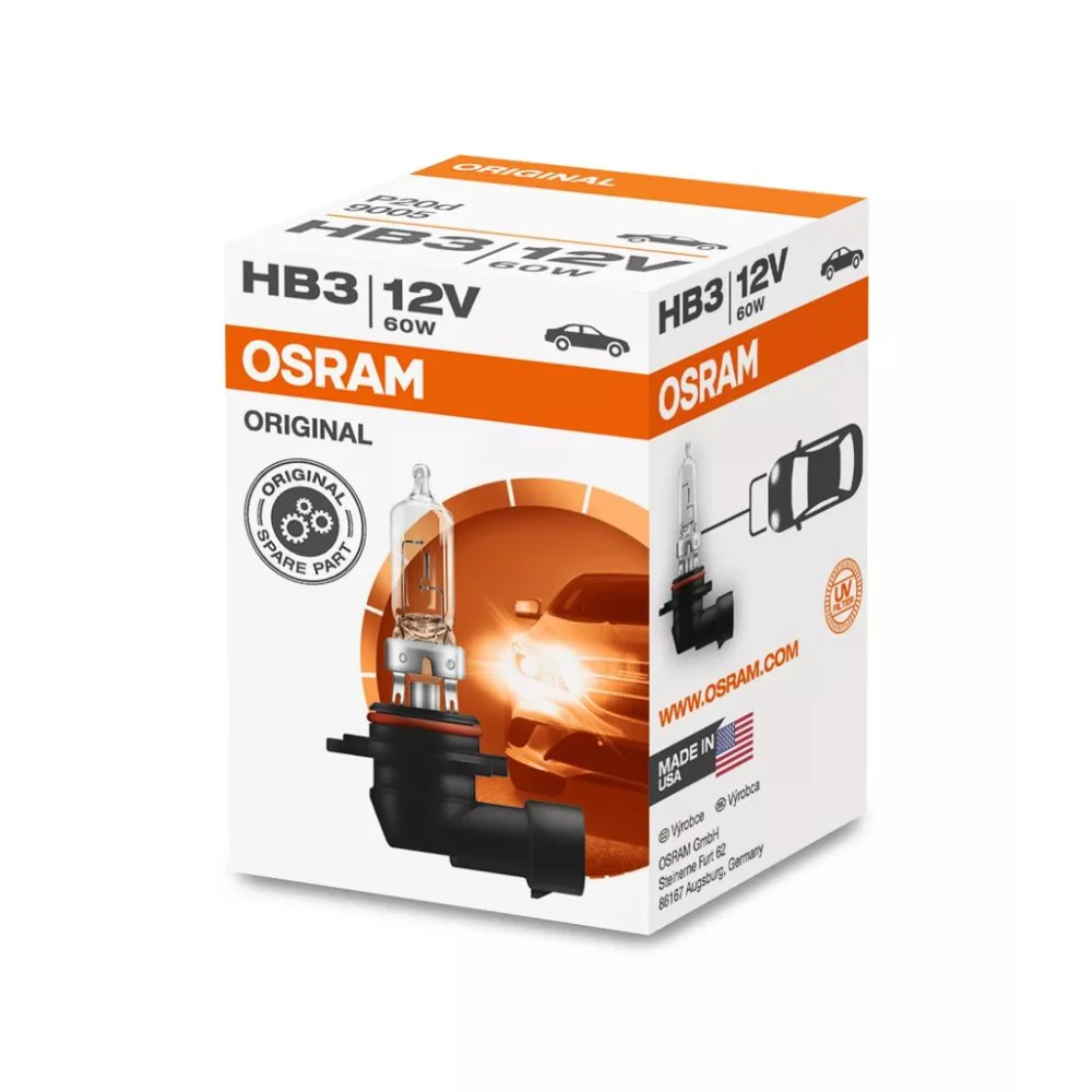 Лампи дальнього світла OSRAM ORIGINAL LINE HB3 3200K 1 шт. для Subaru WRX 2010–2013 седан