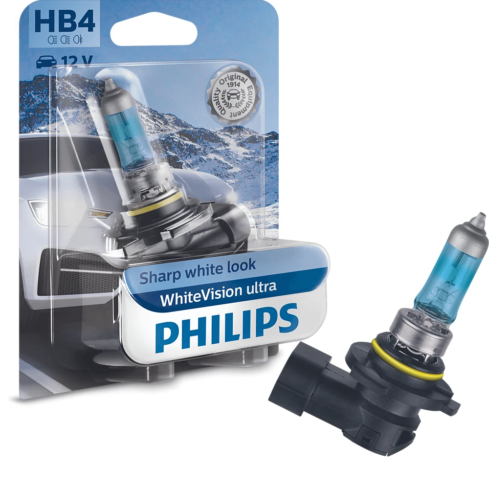 Лампи протитуманних фар PHILIPS WhiteVision Ultra HB4 0K 1 шт.