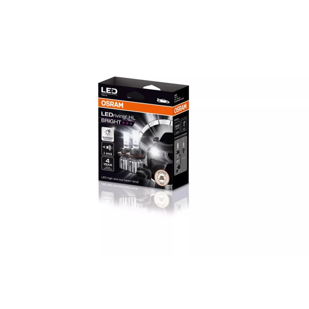 Лампи денних ходових вогнів OSRAM LEDriving HL BRIGHT H13 6000K 2 шт. для Mitsubishi L200 2019–2026 пікап