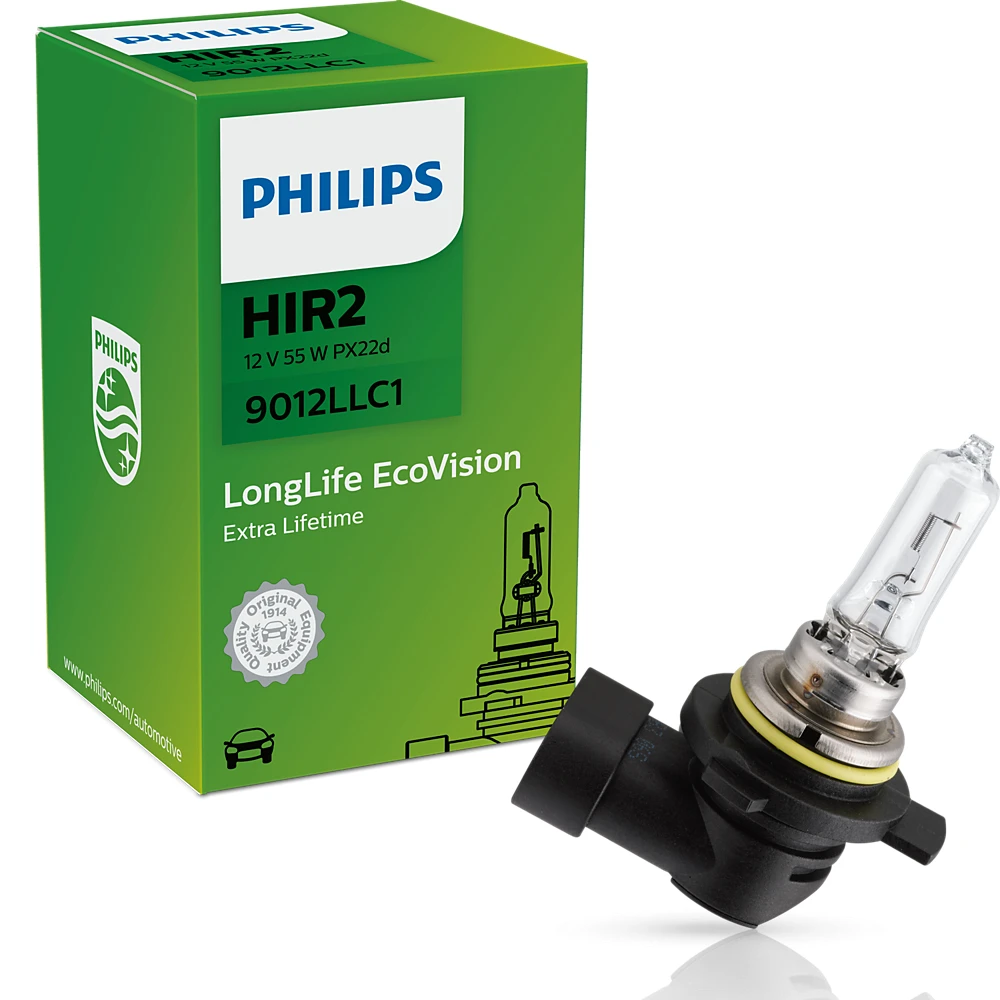 Лампи дальнього світла PHILIPS LongLife EcoVision HIR2 0K 1 шт.