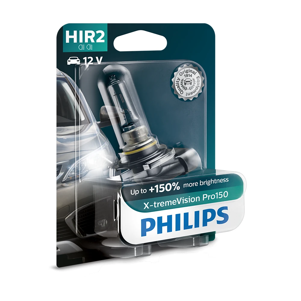 Лампи дальнього світла PHILIPS X-tremeVision Pro150 HIR2 0K 1 шт.