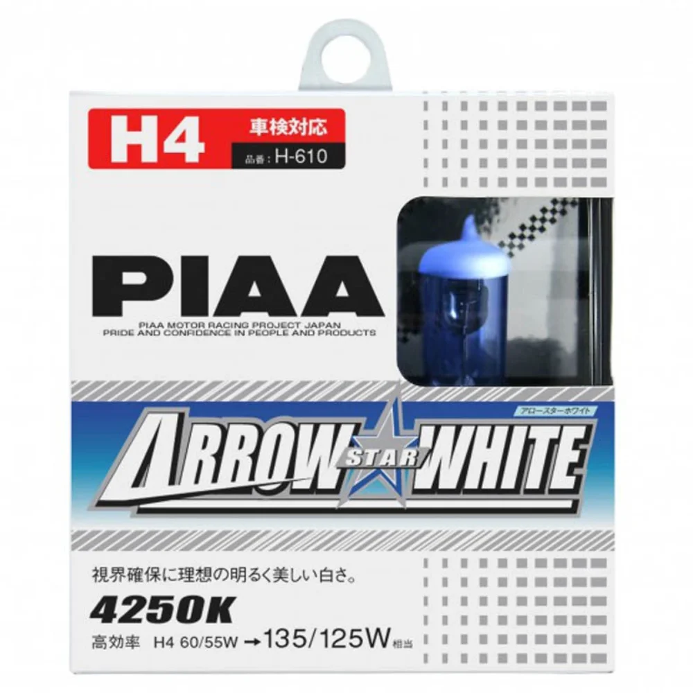 Лампи ближнього світла PIAA Arrow Star White H4 4150K 2 шт.