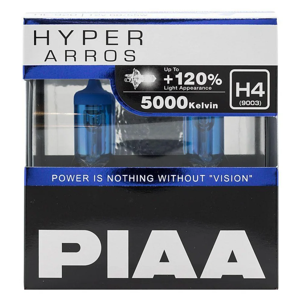Лампи ближнього світла PIAA Hyper Arros H4 5000K 2 шт.