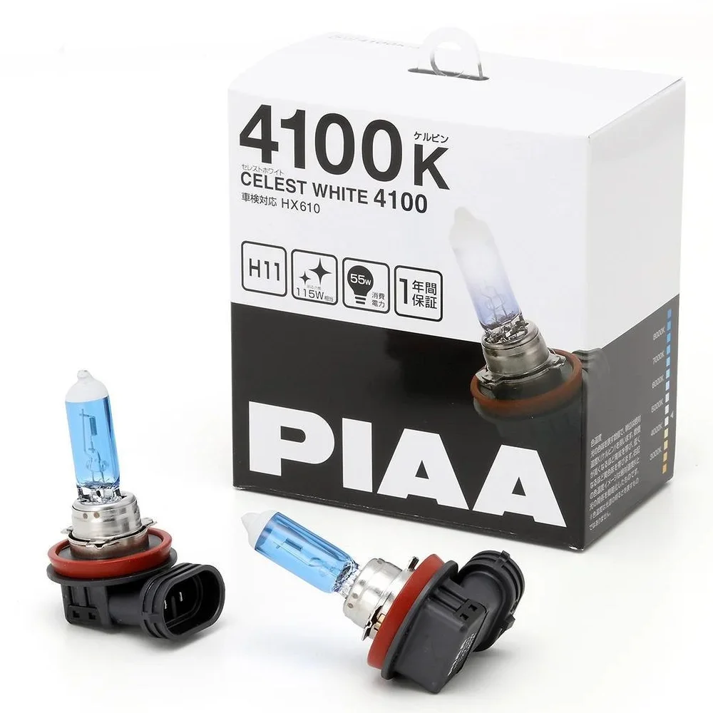 Лампи протитуманних фар PIAA Hyper Celest White H11 4100K 2 шт. для DS DS5 2015–2026 хетчбек