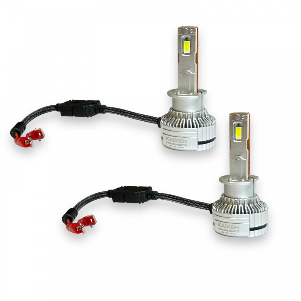 Лампы дальнего света KAIXEN LED Can Bus K5 H1 6000K 2 шт. для DS DS3 2015–2026 хетчбек