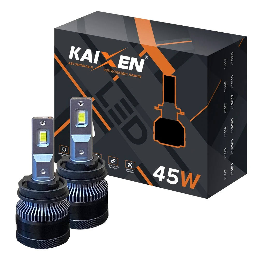 Лампы противотуманных фар KAIXEN LED Can Bus K7 H11 6000K 2 шт.