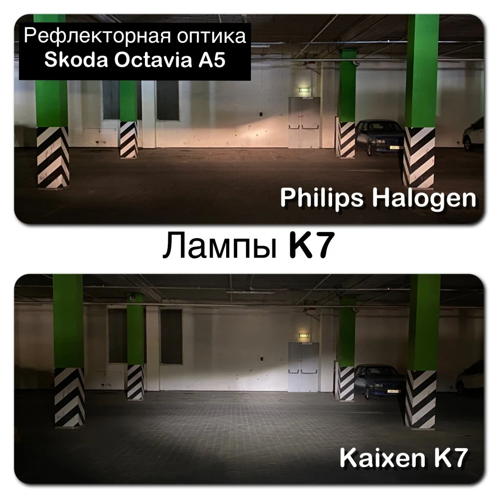 Лампы ближнего света KAIXEN LED Can Bus K7 HB3 6000K 2 шт. для Jeep Compass 2016–2026 SUV | проекционный головной свет