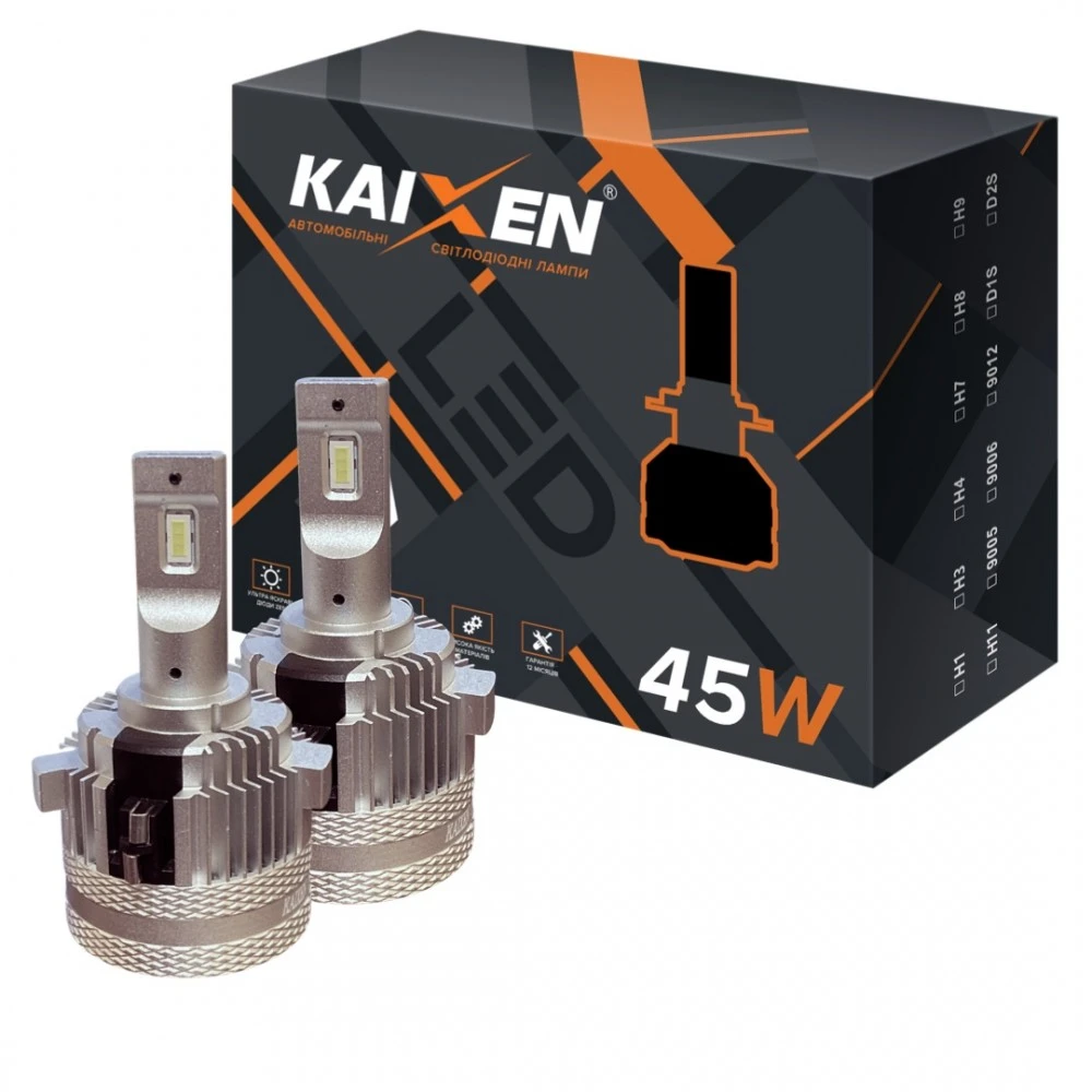 Лампи ближнього світла KAIXEN LED Can Bus K7 H7 6000K 2 шт.
