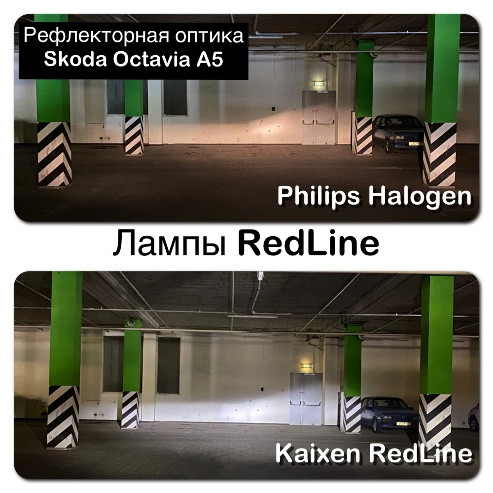 Лампи дальнього світла KAIXEN LED RedLine H1 6000K 2 шт. для Fiat Marea 1997–2003 універсал